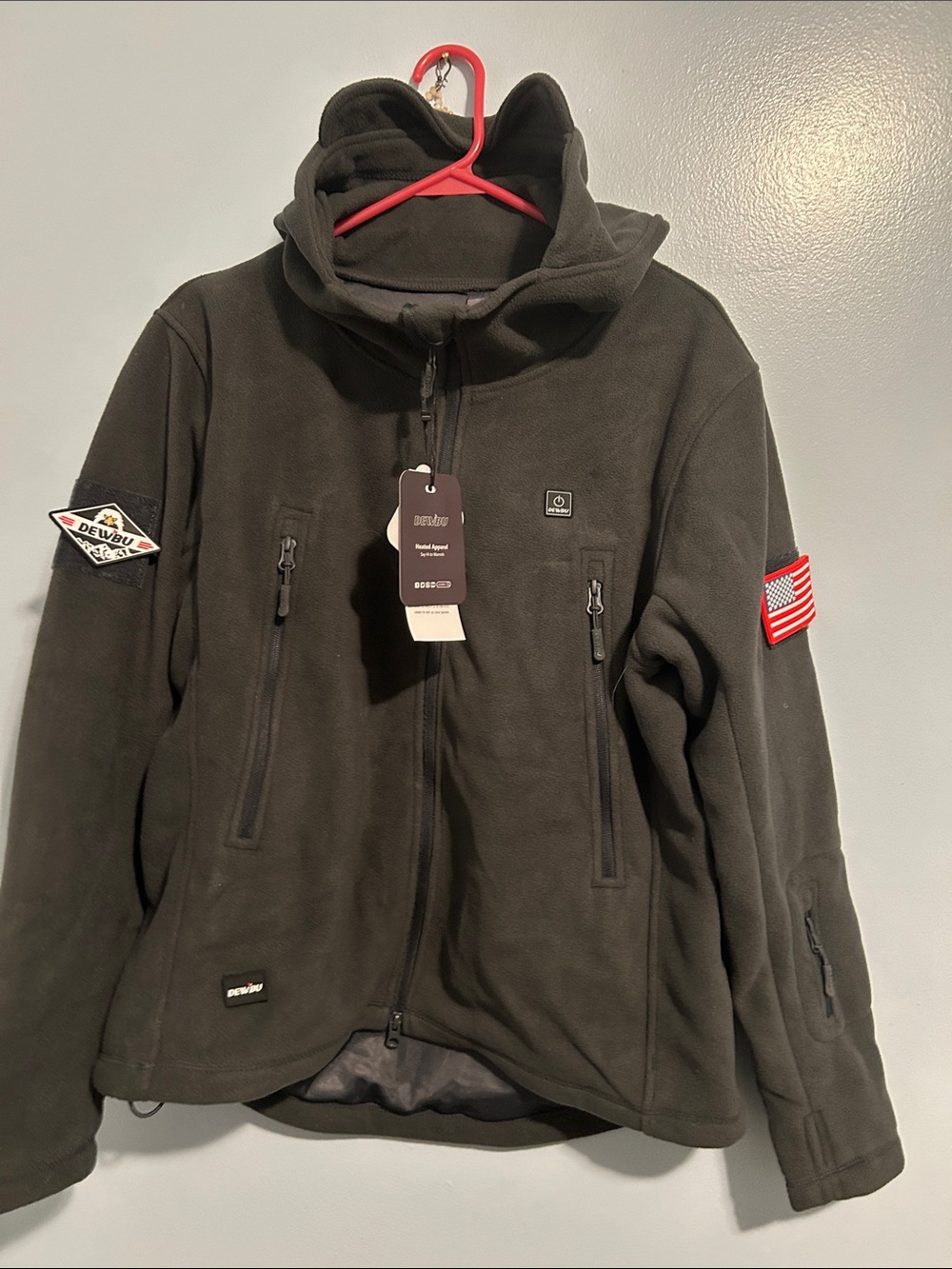 Women's Polar Fleece Heated Jacket With 12V Battery Pack
